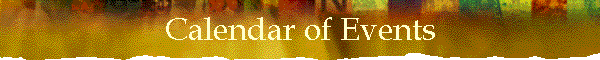 Calendar of Events
